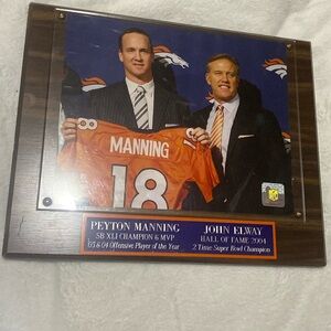 Peyton Manning and John Elway Collector Picture Frame